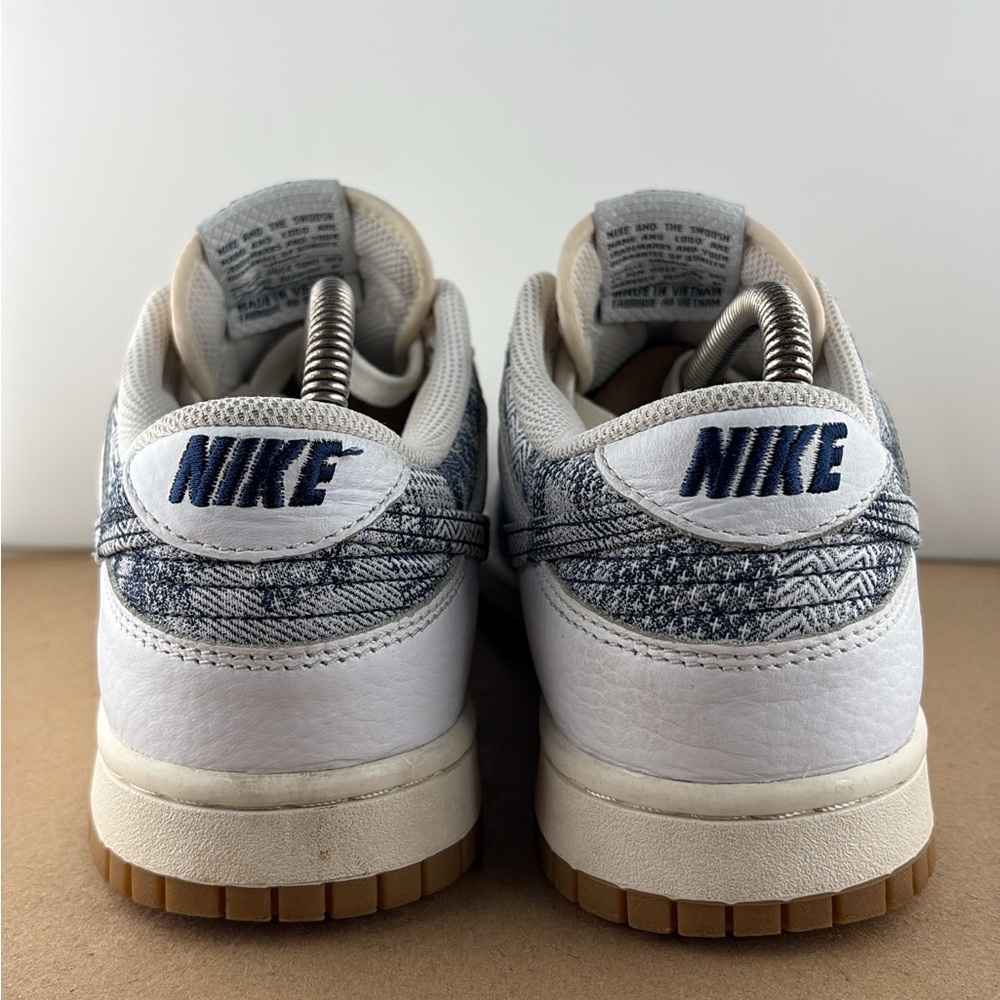 Nike Dunk Low New Americana Washed Denim FN6881-100 Men’s Size 8.5 - Picture 6 of 8